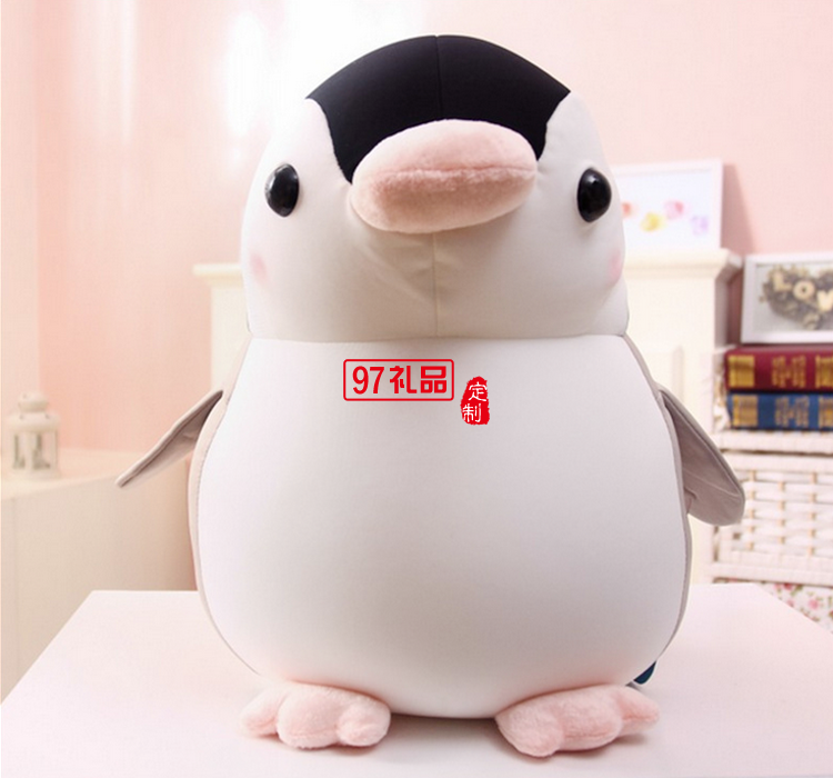 可愛呆萌企鵝公仔布娃娃玩偶,紀(jì)念品定制禮品