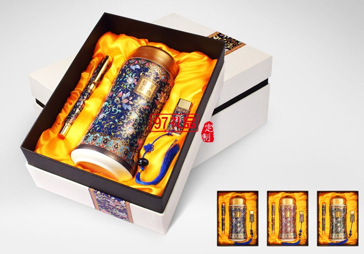 景泰藍彩—陶瓷杯