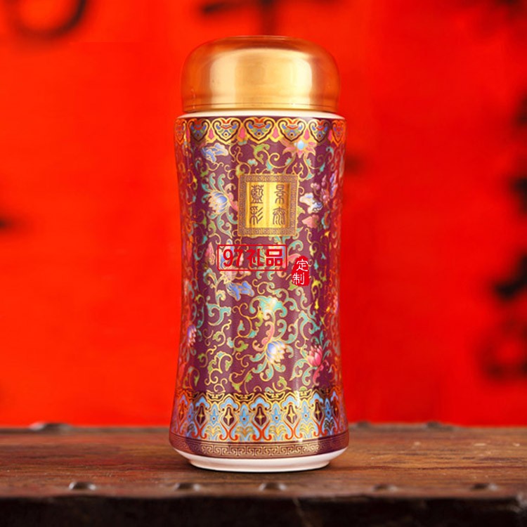 景泰藍彩—陶瓷杯