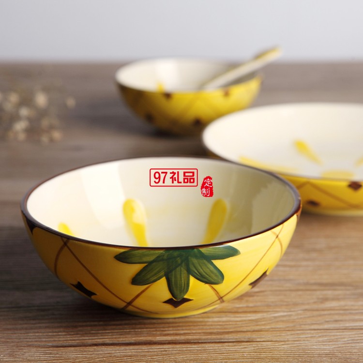 純手繪動(dòng)物碗組合裝