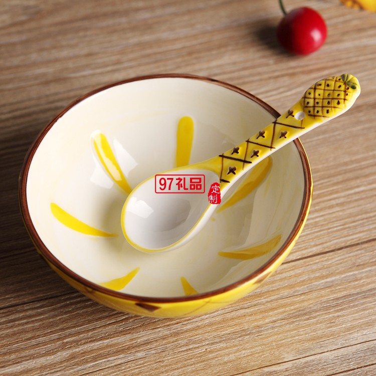 純手繪動(dòng)物碗組合裝