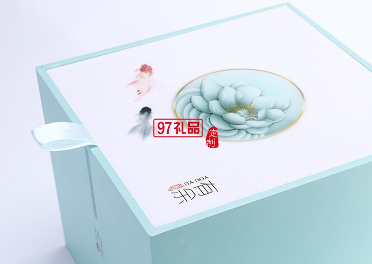 精品大號(hào)青瓷茶葉罐 半斤裝