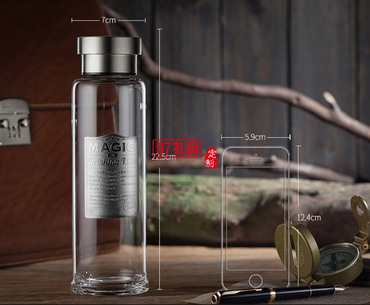 商務(wù)時(shí)尚大號(hào)玻璃魔力水杯