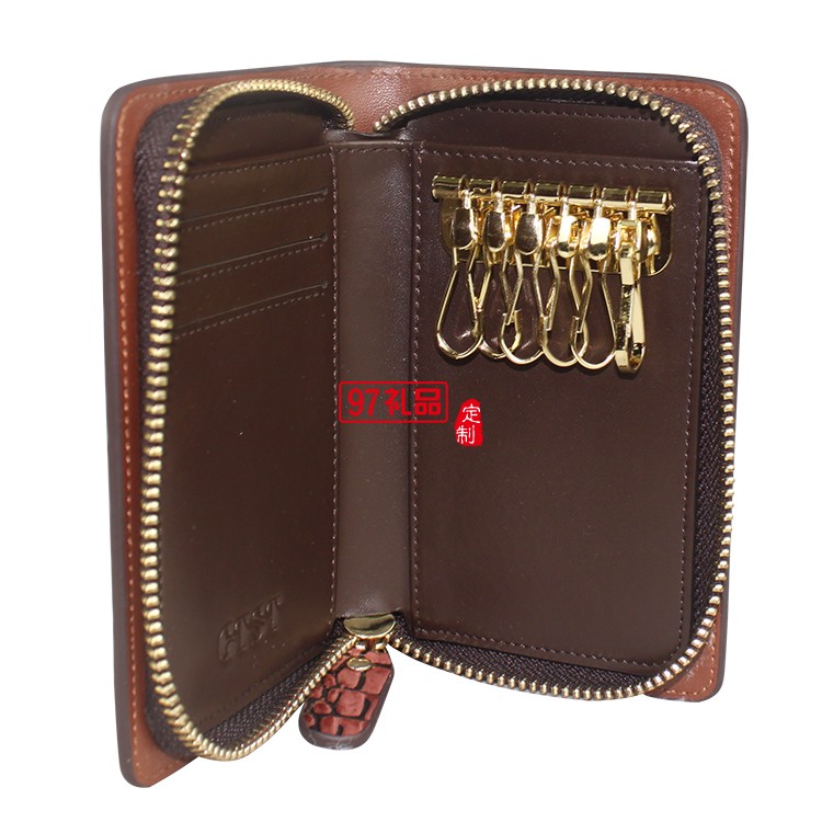 環(huán)?？萍脊径ㄖ瓢咐?真皮卡包鑰匙包