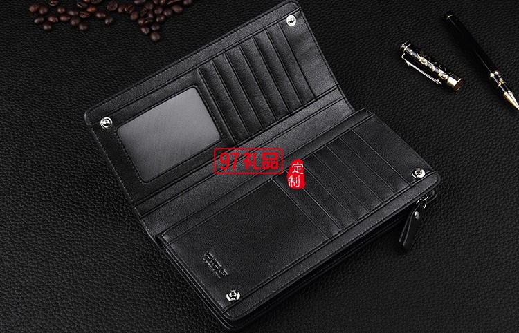 OTIS奧的斯定制長(zhǎng)款真皮錢(qián)包 商務(wù)手拿包