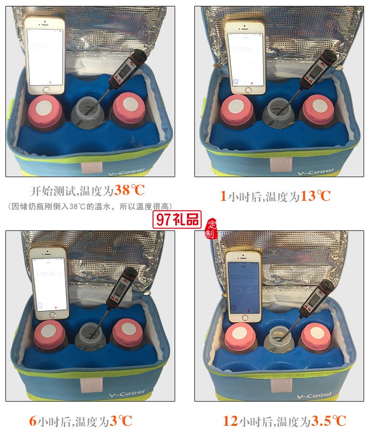 雙層加厚干濕分離冰包便當(dāng)包野餐包保溫包