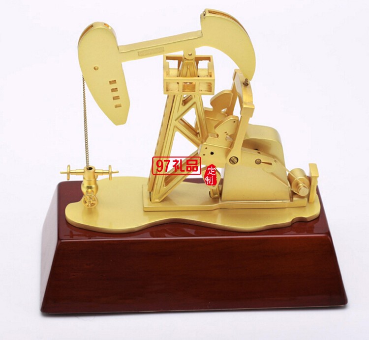電動油田磕頭機模型 金屬工藝品 石油大學定制案例