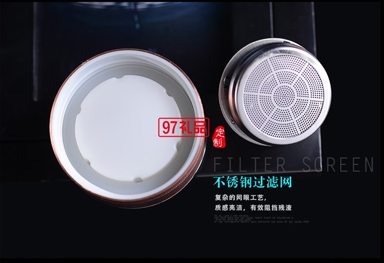 雙層韓式玻璃杯 商務(wù)玻璃杯 會(huì)議茶杯