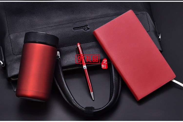 高檔商務(wù)保溫杯、筆、筆記本套裝