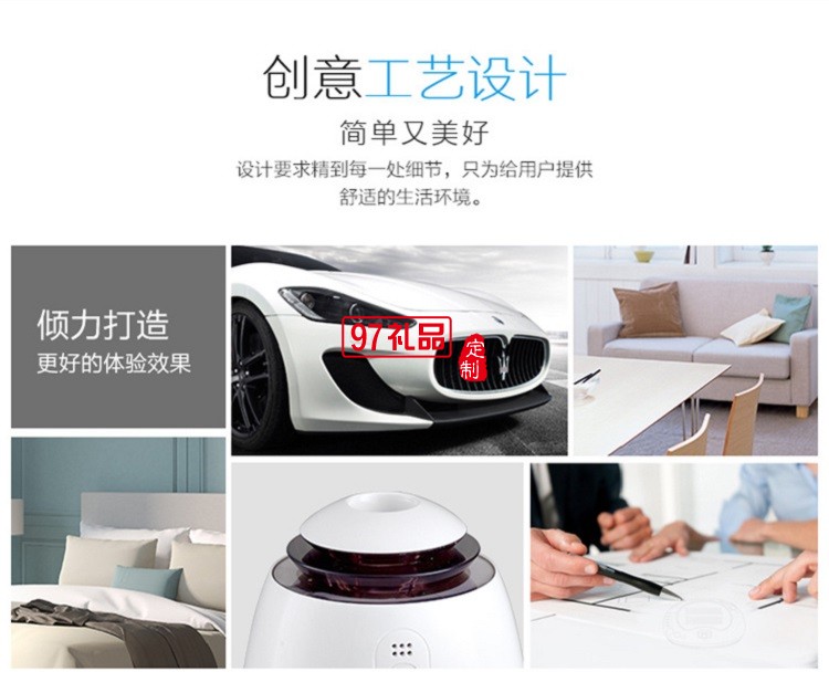 中國(guó)銀行定制 超聲波USB迷你加濕器 超靜音家用辦公室車載空氣加濕器 