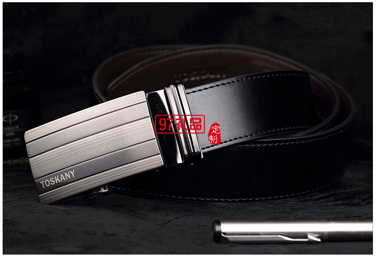 中國銀行定制托斯卡尼男士皮帶TL6620可定制logo