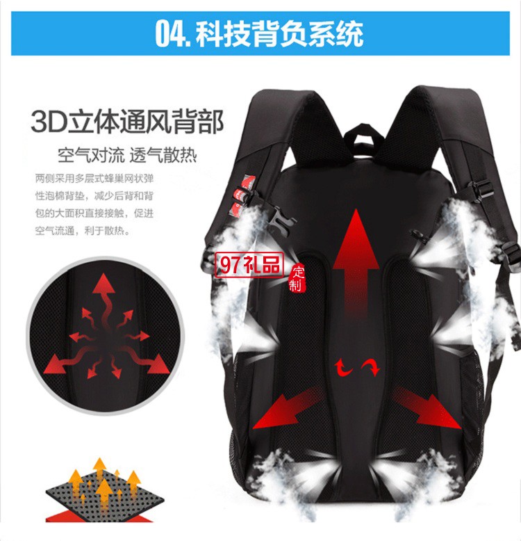 浙江唯爾福集團30周年慶典定制高檔雙肩包