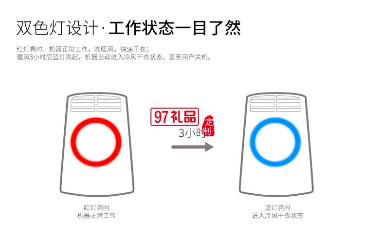 家用可折疊烘干器暖風(fēng)機(jī)速干衣架
