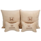 汽車(chē)行業(yè)定制案例  汽車(chē)抱枕四件套  可定制LOGO