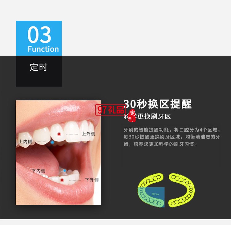 成人自動牙刷USB充電式電動牙刷