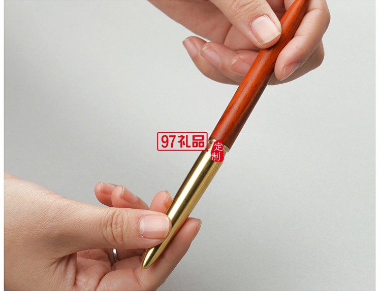 實木簽字筆木制筆桿黑色水筆高檔商務(wù)紅木中性筆高檔商務(wù)禮品定制