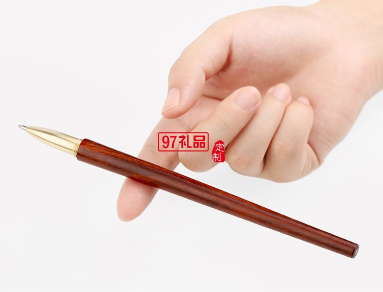 紅木簽字筆禮盒中國風木質(zhì)禮物廠家批發(fā)創(chuàng)意禮品定制中性筆