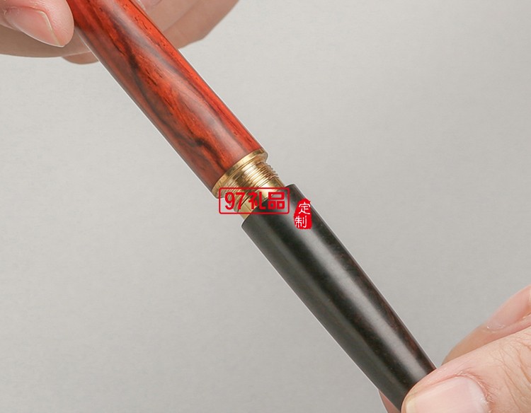 黃銅實(shí)木簽字筆木制筆桿黑色水筆高檔商務(wù)禮物個(gè)性定制紅木中性筆