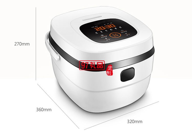 新款智能電飯煲5L多功能帶預約方煲會銷禮品
