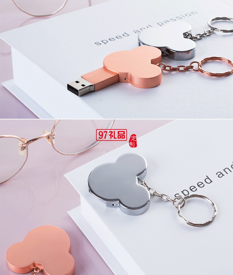 米奇u盤(pán) 米老鼠u盤(pán) 迪士尼u盤(pán) 絲印激光logo