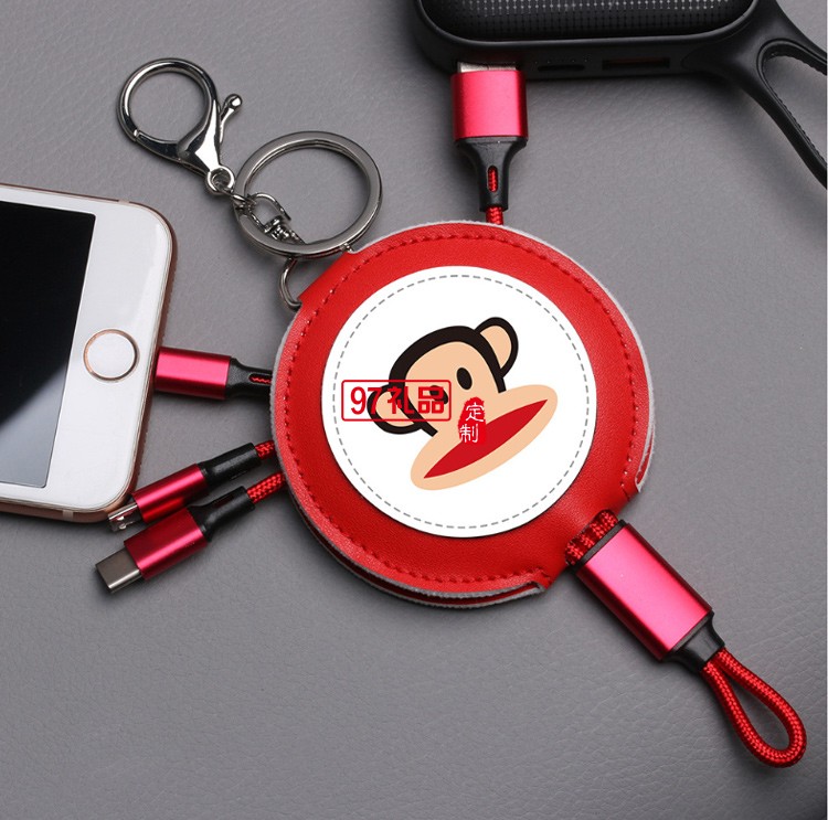 爆款一拖三數(shù)據(jù)線適用蘋(píng)果安卓type-c手機(jī)