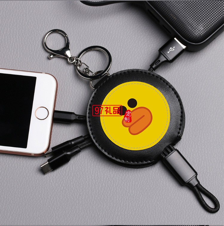 爆款一拖三數(shù)據(jù)線適用蘋(píng)果安卓type-c手機(jī)