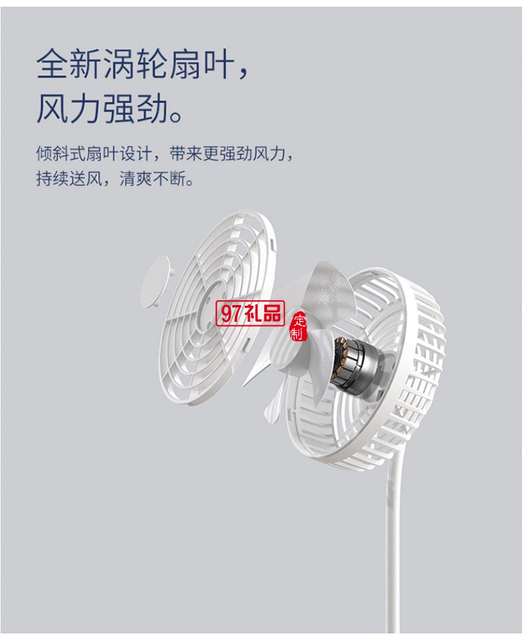 多功能風(fēng)扇USB充電桌上風(fēng)扇 車(chē)載夾子小風(fēng)扇 可定制logo