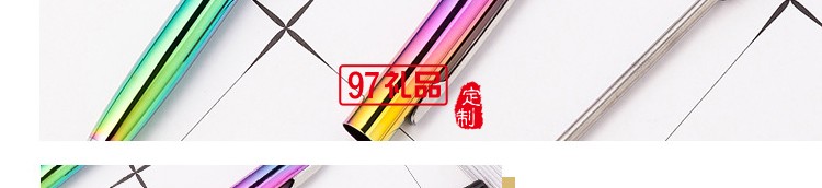炫彩色潮流簽字筆 金屬材質順滑圓珠筆 舒適手寫辦公文教簽字筆