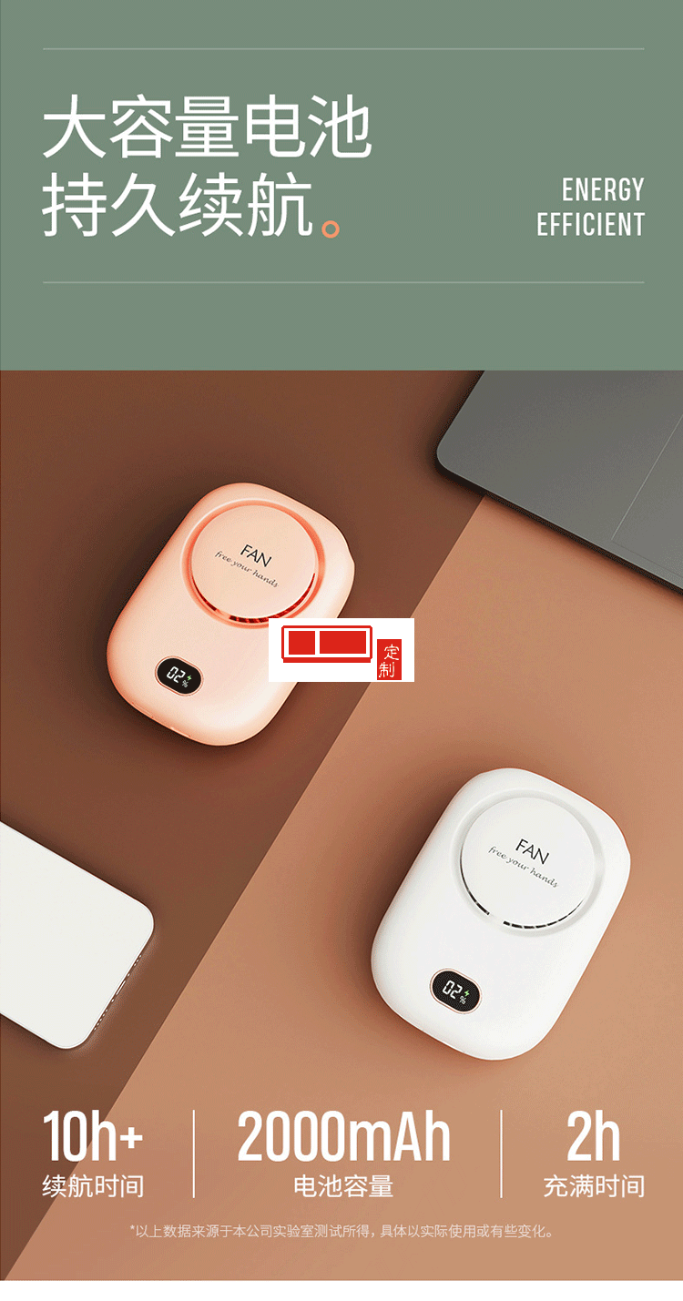 創(chuàng)意掛脖風扇懶人usb迷你手持桌面靜音掛腰風扇