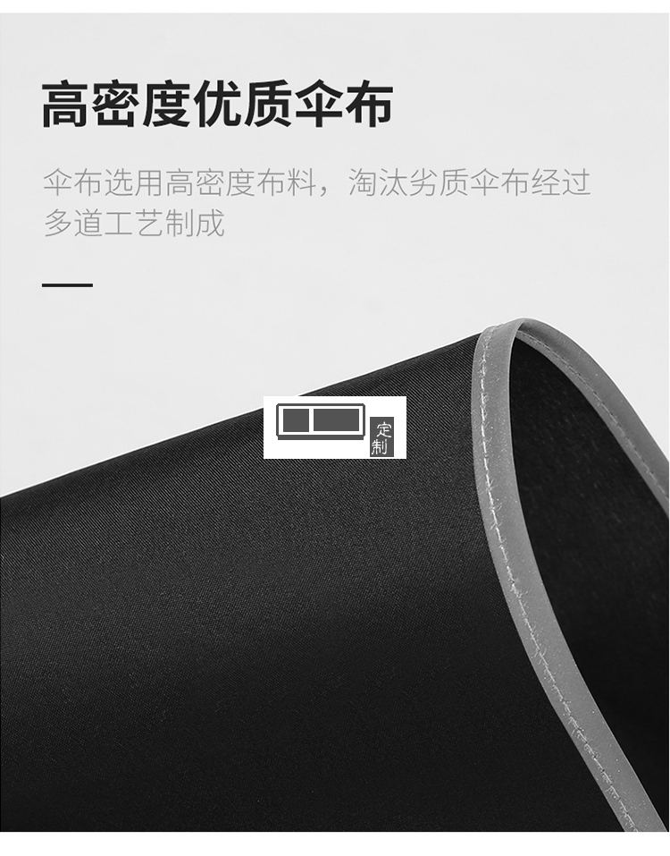 商務(wù)車(chē)載反向折疊傘LED燈電筒全自動(dòng)傘反光可定制LOGO