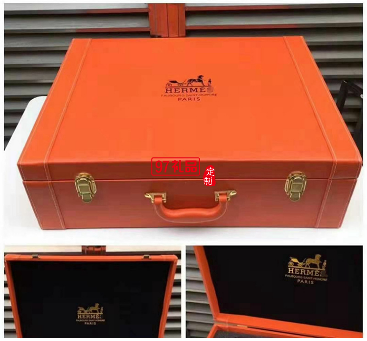 HERME愛(ài)馬60頭餐具套裝禮盒碗盤碟景德鎮(zhèn)骨瓷釉中彩陶瓷喬遷結(jié)婚