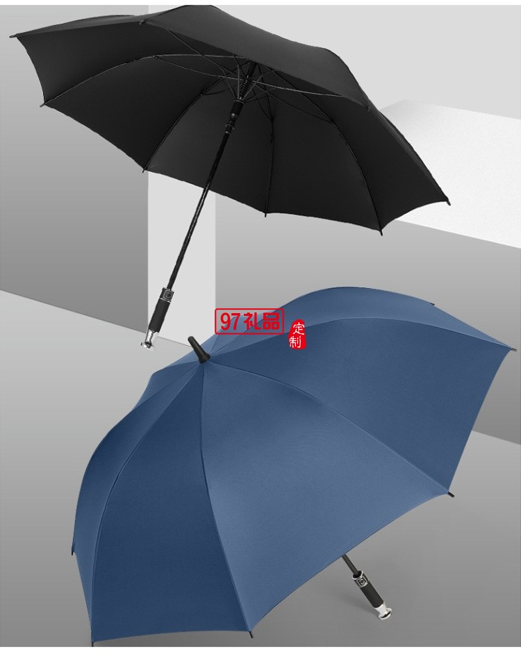 廣告?zhèn)汩L(zhǎng)柄傘定做雨傘印字直柄車(chē)標(biāo)黑膠加大高爾夫傘定制logo廠(chǎng)家
