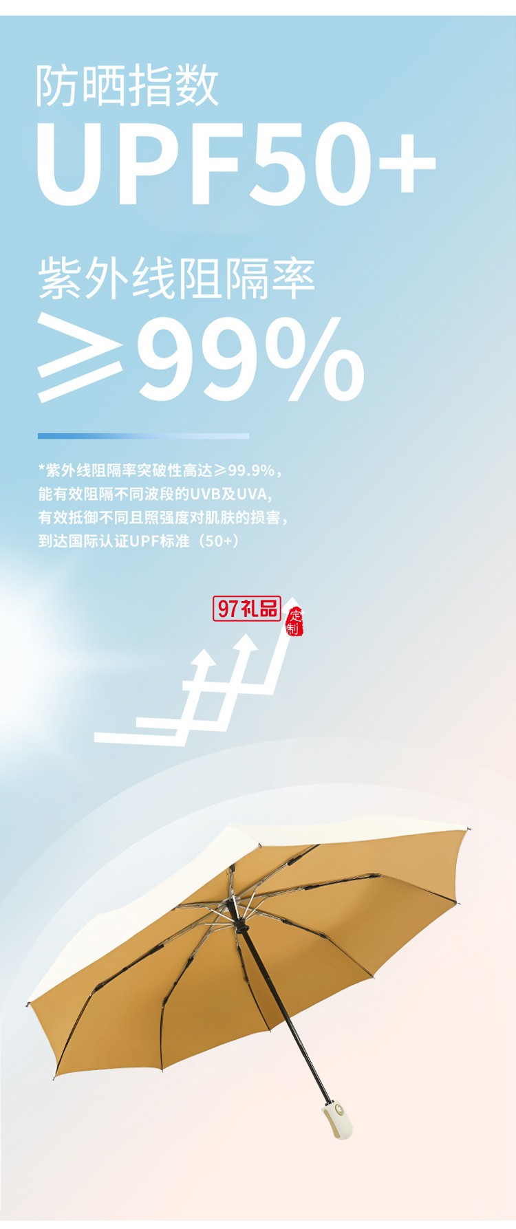 全自動(dòng)合金晴雨傘三折防曬防紫外線遮陽傘批發(fā)8骨太陽傘