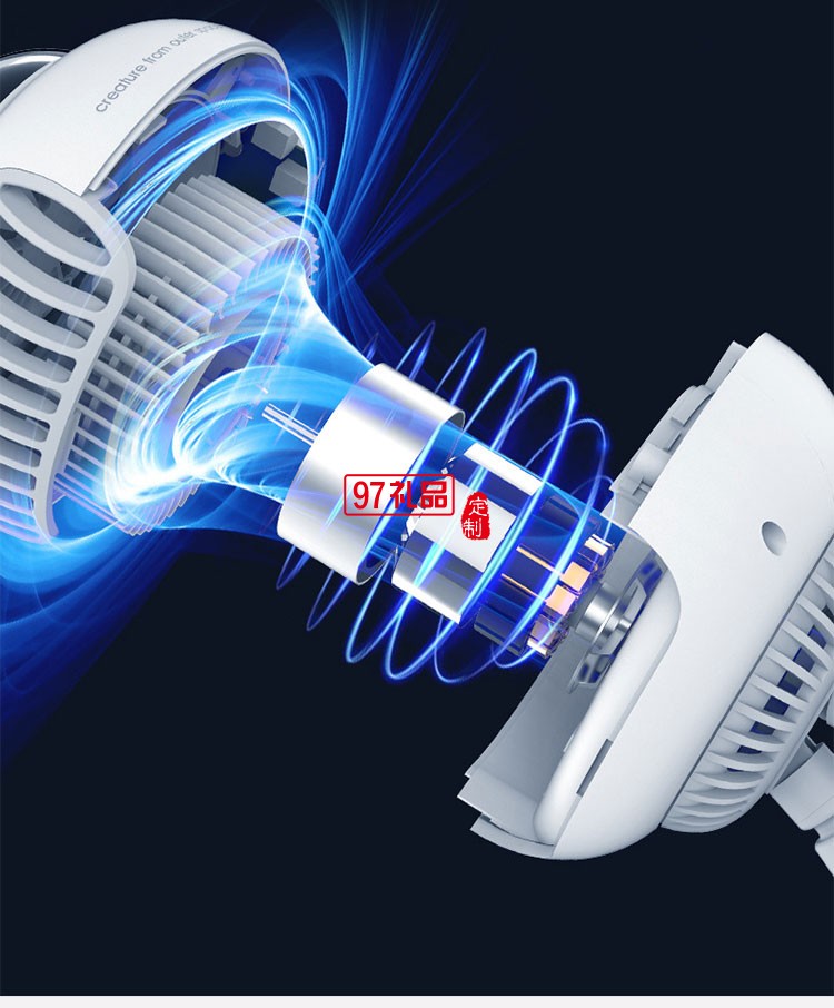 音usb桌面八爪魚(yú)手持小型充電扇