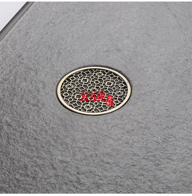 烏金石茶盤(pán)套裝 同心圓功夫茶具茶海 辦公室家用簡(jiǎn)約茶臺(tái)托盤(pán)茶具