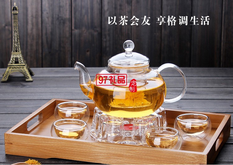 加厚耐熱玻璃茶壺功夫茶具套裝 花茶壺透明過(guò)濾內(nèi)膽玻璃茶具