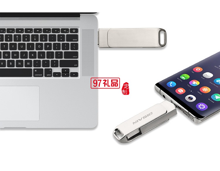 手機(jī)電腦兩用type-c優(yōu)盤  金屬旋轉(zhuǎn)USB 3.1