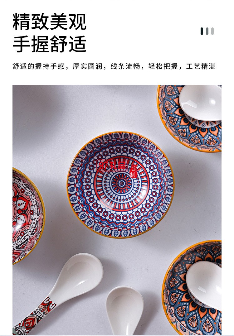 異域?qū)m廷復古風禮品餐具組合婚慶回禮可加印LOGO