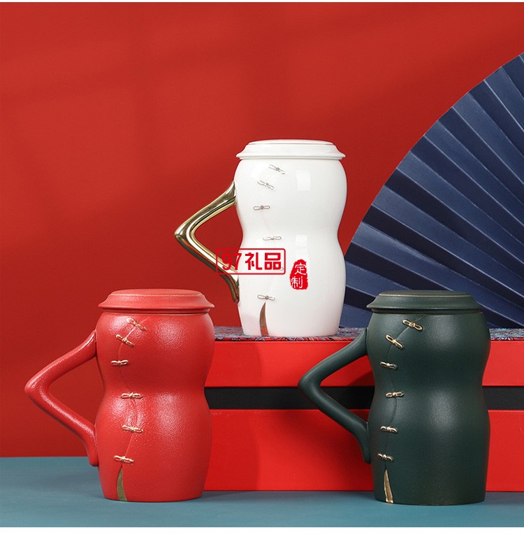 芳華 創(chuàng)意旗袍羊脂玉個人杯