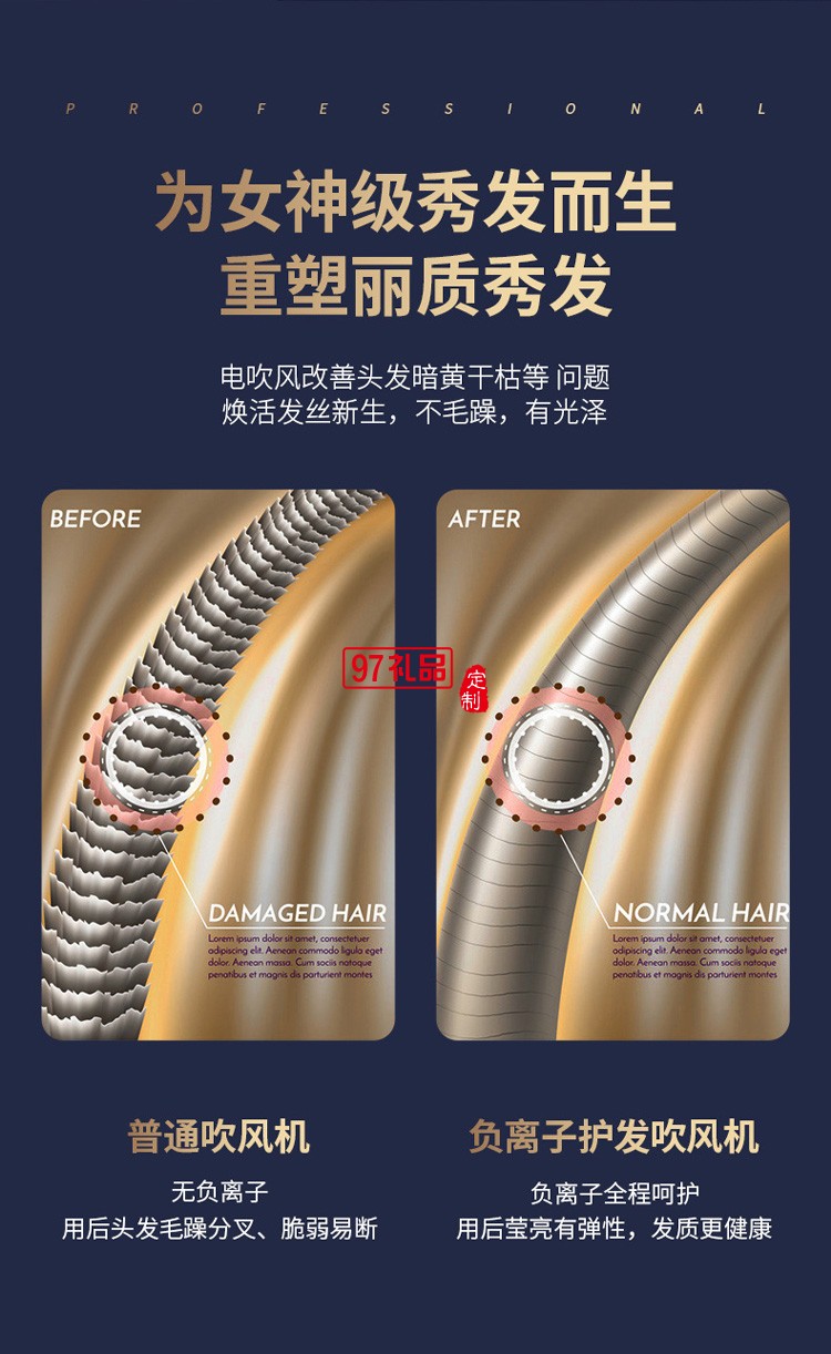 吹風機家用大功率電吹風抖音同款吹風筒
