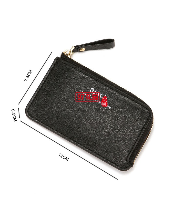 新款拉鏈零錢(qián)包 女士簡(jiǎn)約短款卡包卡套手拿包女 錢(qián)包錢(qián)袋logo
