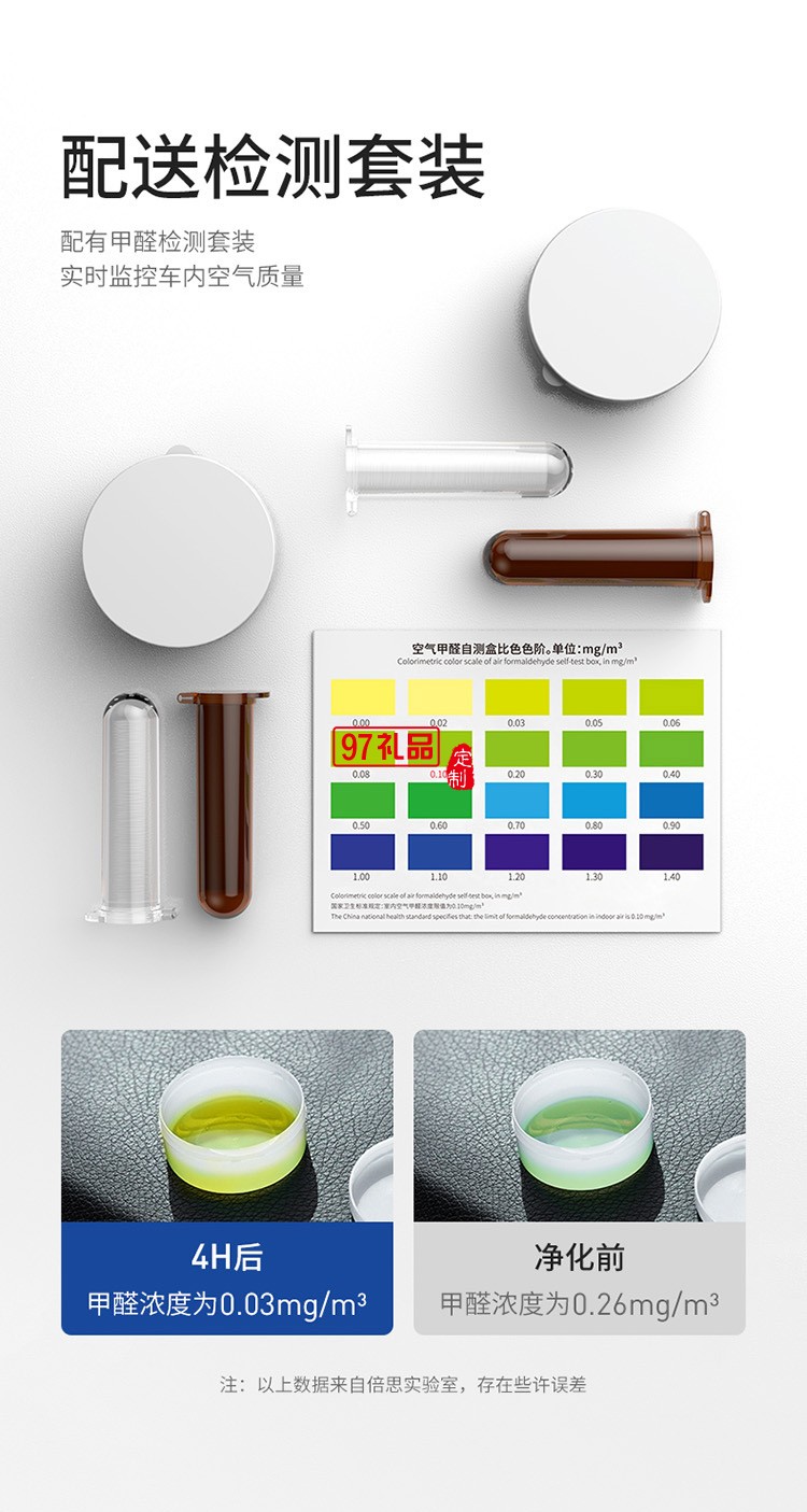 新車(chē)除味除甲醛 車(chē)內(nèi)除味車(chē)載空氣凈化器香薰