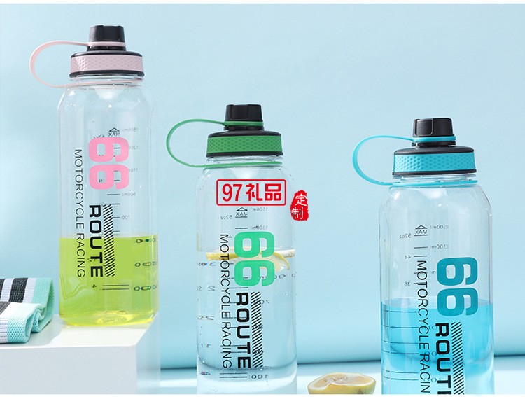 大容量帶刻度塑料水壺 耐高溫摔運(yùn)動水杯帶濾網(wǎng) 