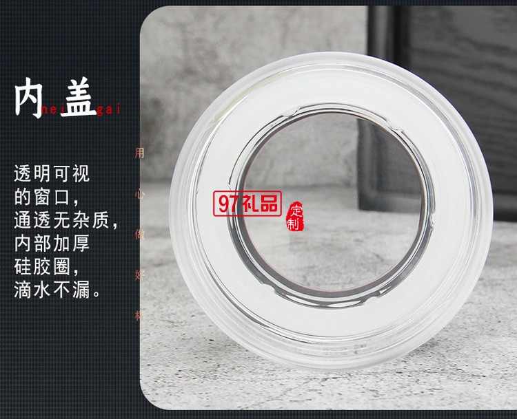匡迪406號雙層水晶玻璃杯簡約商務(wù)辦公泡茶杯廣告禮品杯可定logo