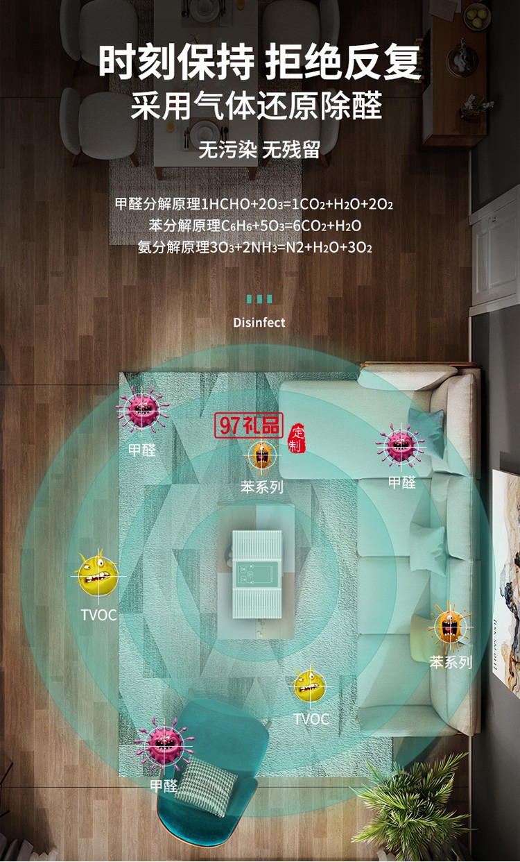 家用新房裝修除醛 除甲醛空氣凈化器