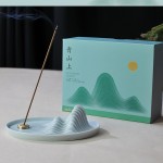 文創(chuàng) 青山上創(chuàng)意陶瓷線(xiàn)香香插辦公擺件