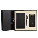 高檔商務(wù)保溫杯、筆、筆記本套裝