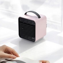 夏季新款迷你便捷桌面冷風機制冷冷氣移動小空調(diào)小型促銷禮品定制