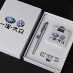 U盤、簽字筆、移動(dòng)電源套裝高檔商務(wù)禮品定制