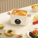 多功能料理鍋一體家用宿舍蒸煮炒煎電火鍋定制公司廣告禮品